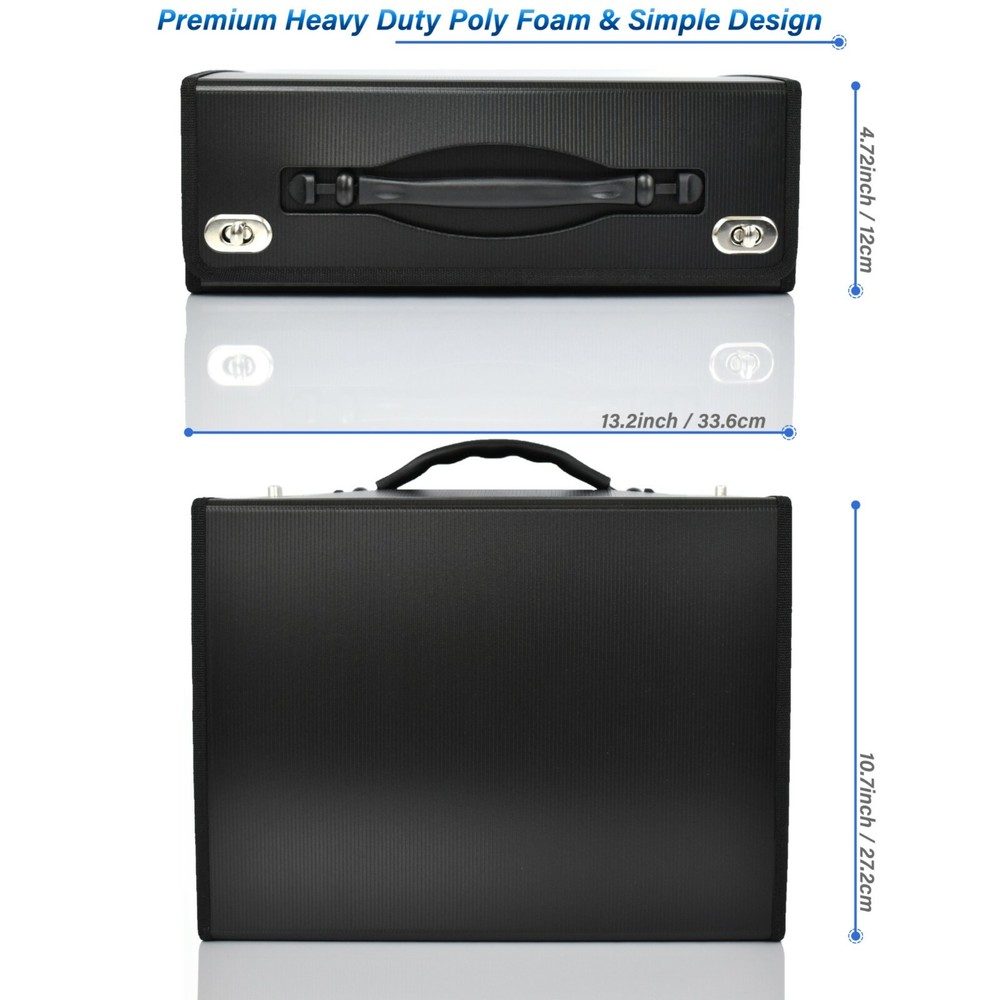 Accordian file folder organizer Expanding File folder Document holder file box