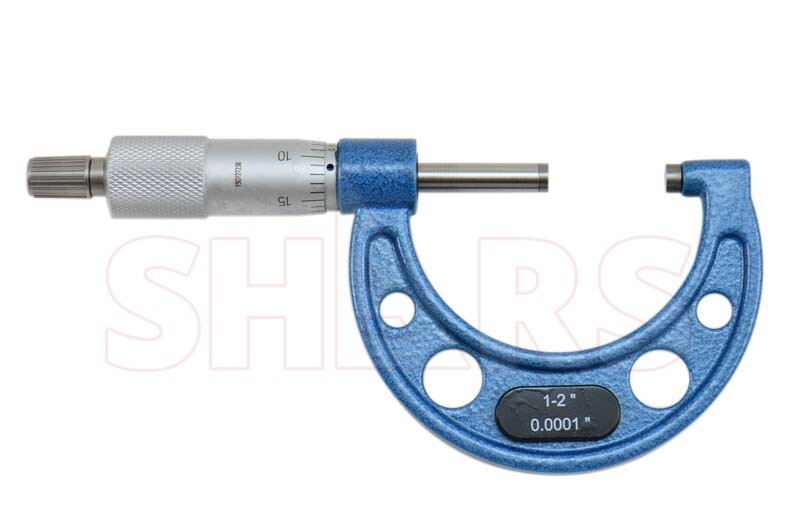 SHARS 0-4" Solid Metal Frame Micrometer Set NEW L}