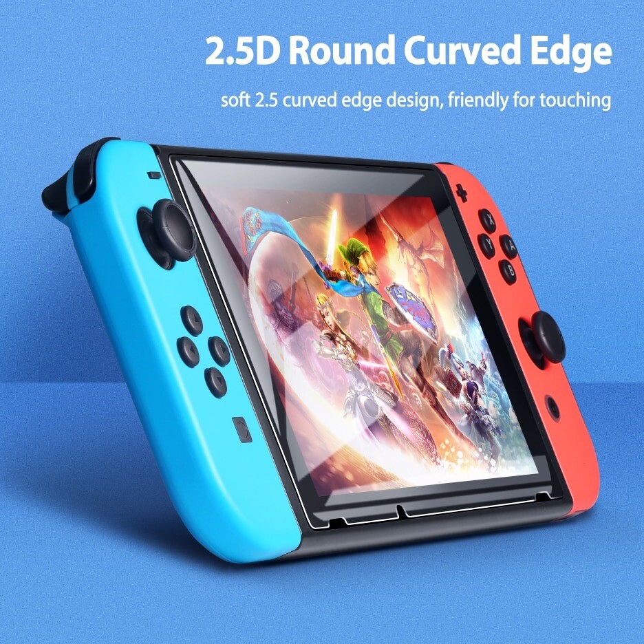 Premium Tempered Glass Screen Protector for Nintendo Switch