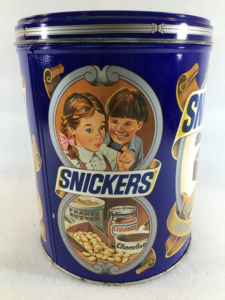 Mars Snickers Snack Bars Metal Tin EMPTY