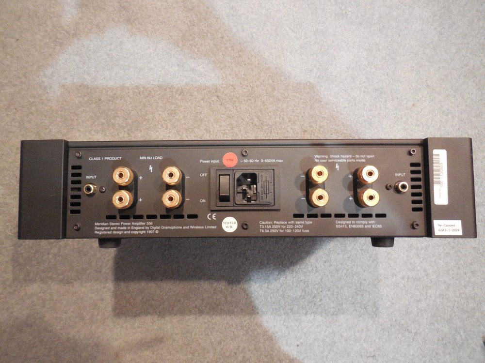Merridian 556 Power Amplifier (Restored - Mint)