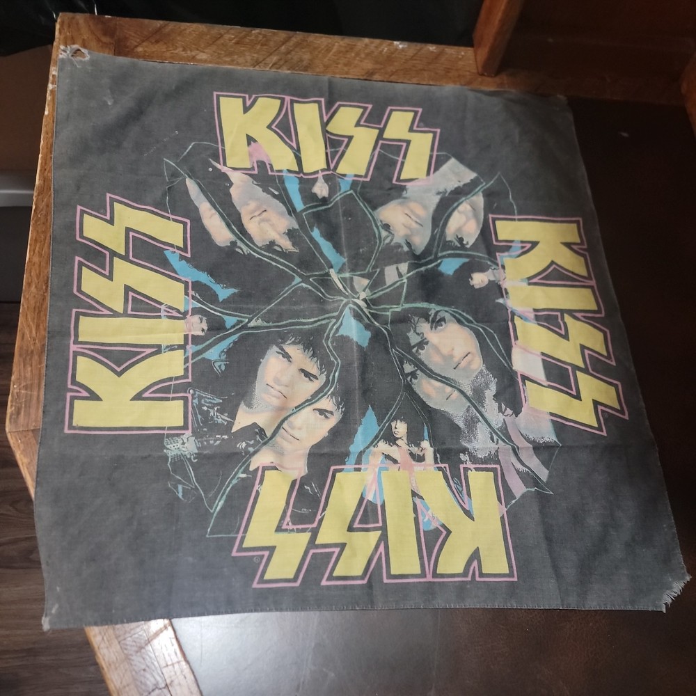 VTG Kiss Crazy Nights Tour Bandana  Concert 80s