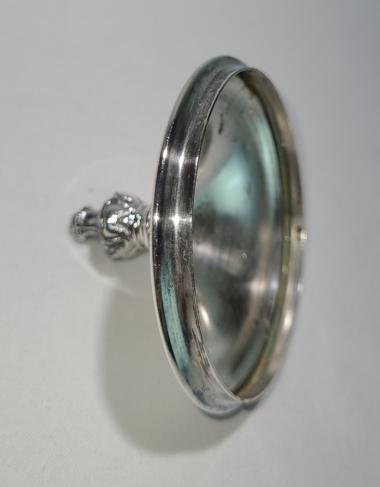 Pickle Castor Insert Lid Silverplate Vintage