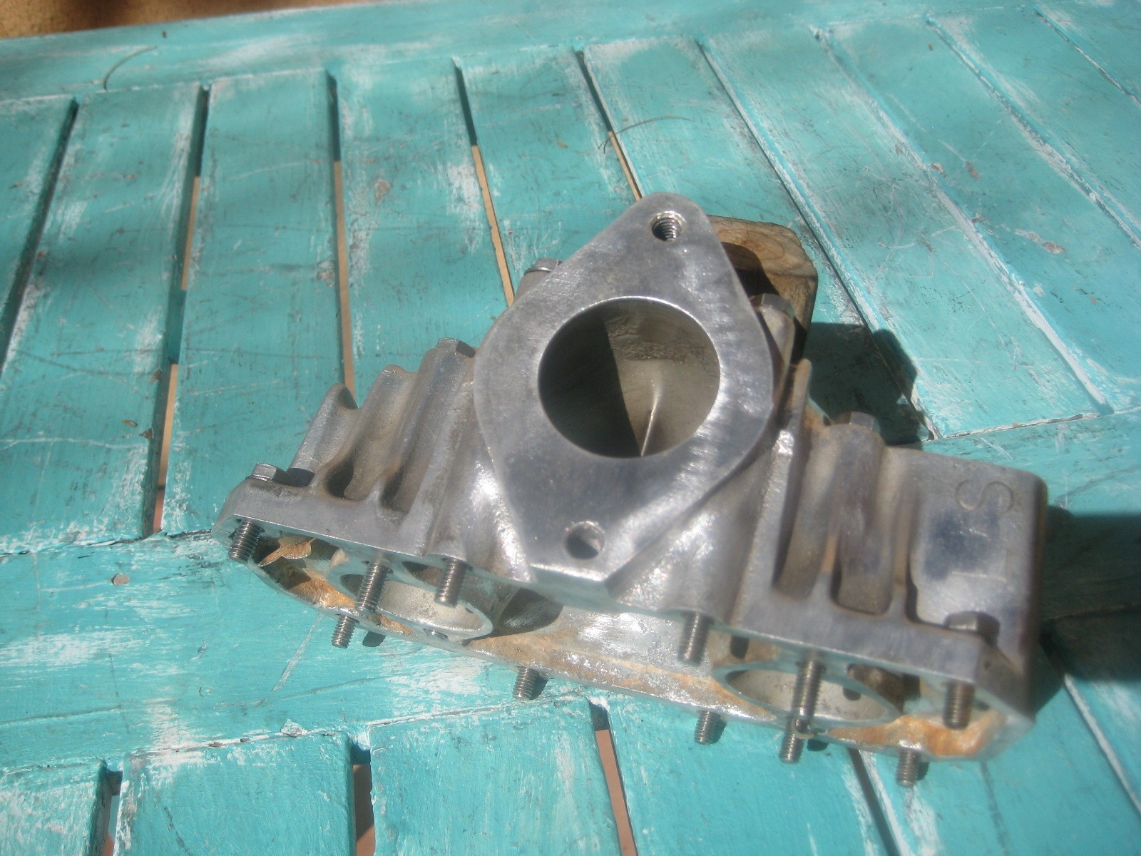 L-S Kawasaki 440 550 JS SX Hi Performance Old School Exhaust Manifold W/Bolt Kit