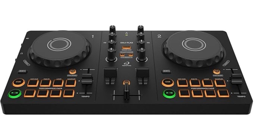 AlphaTheta DDJ-FLX2 Compact 2-Channel DJ Controller -OPEN BOX- Never Used