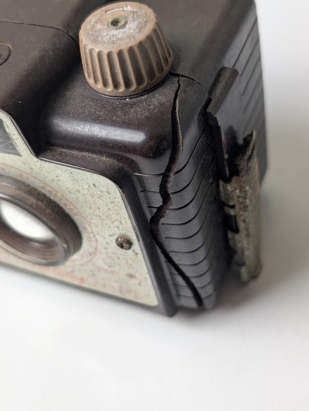 Vintage Kodak Brownie Holiday Camera Dakon Lens Untested For Parts or Repair