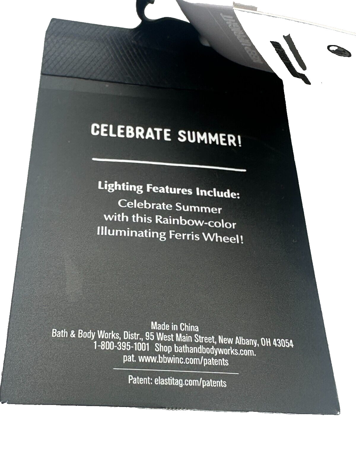 NEW Bath Body Works Wallflowers Fragrance Plug Ferris Wheel Light Rainbow Pride