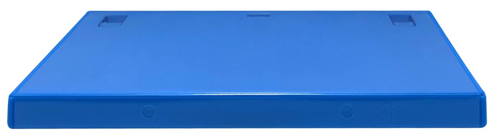 10 STANDARD Solid Blue Color Single DVD Cases & 100 OPP Bags