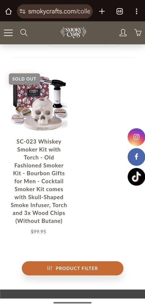 cocktail smoker kit with torch