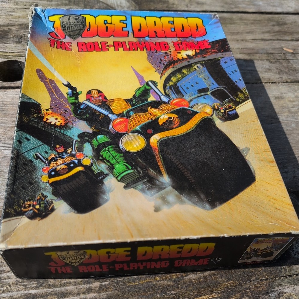 Judge Dredd The Role-Playing Game. Original 1985, Games Workshop