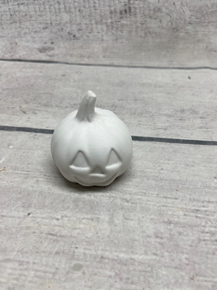 Ceramic Bisque Pumpkin Paint Ghost Halloween Fall Decor Set