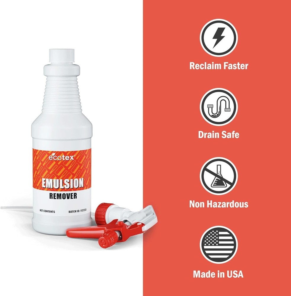 128oz Biodegradable Screen Printing Emulsion Remover with Low Odor Formula
