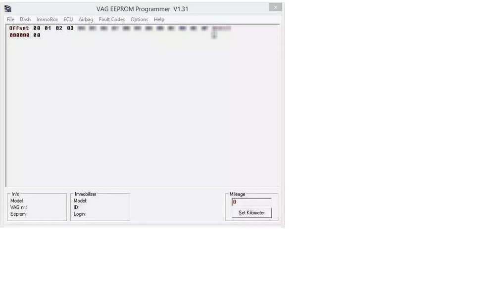 SOFTWARE EEPROM Programmer v1.31 VAG EPROM