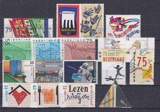 Netherlands Lot 10 issues from 1989 (mnh)