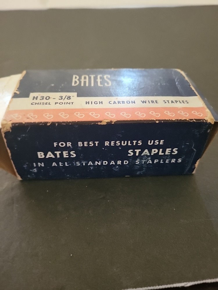 Bates Chisel Point H30-3/8" Open Box