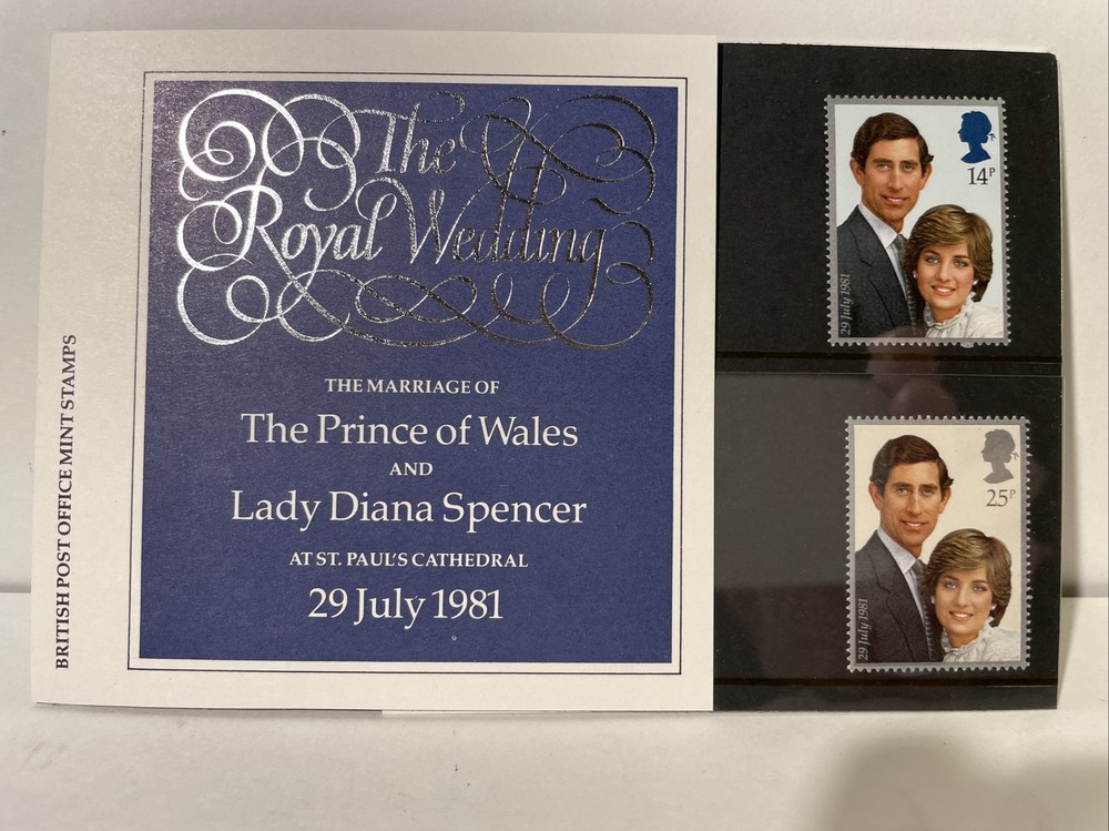 Royal Wedding Stamp Collection British Post Office Mint Stamps First Day Issue