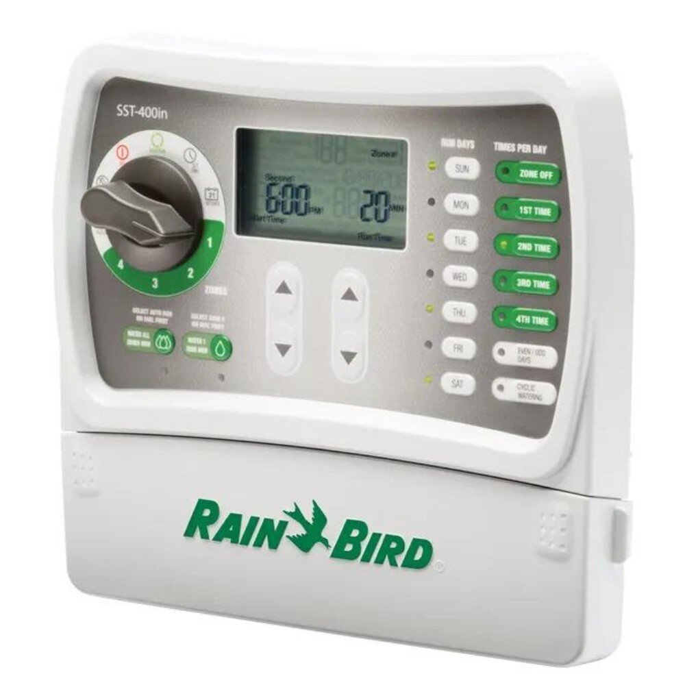 Rain Bird SST400IN 4-Station Indoor Controller SST Irrigation Timer Simple Set