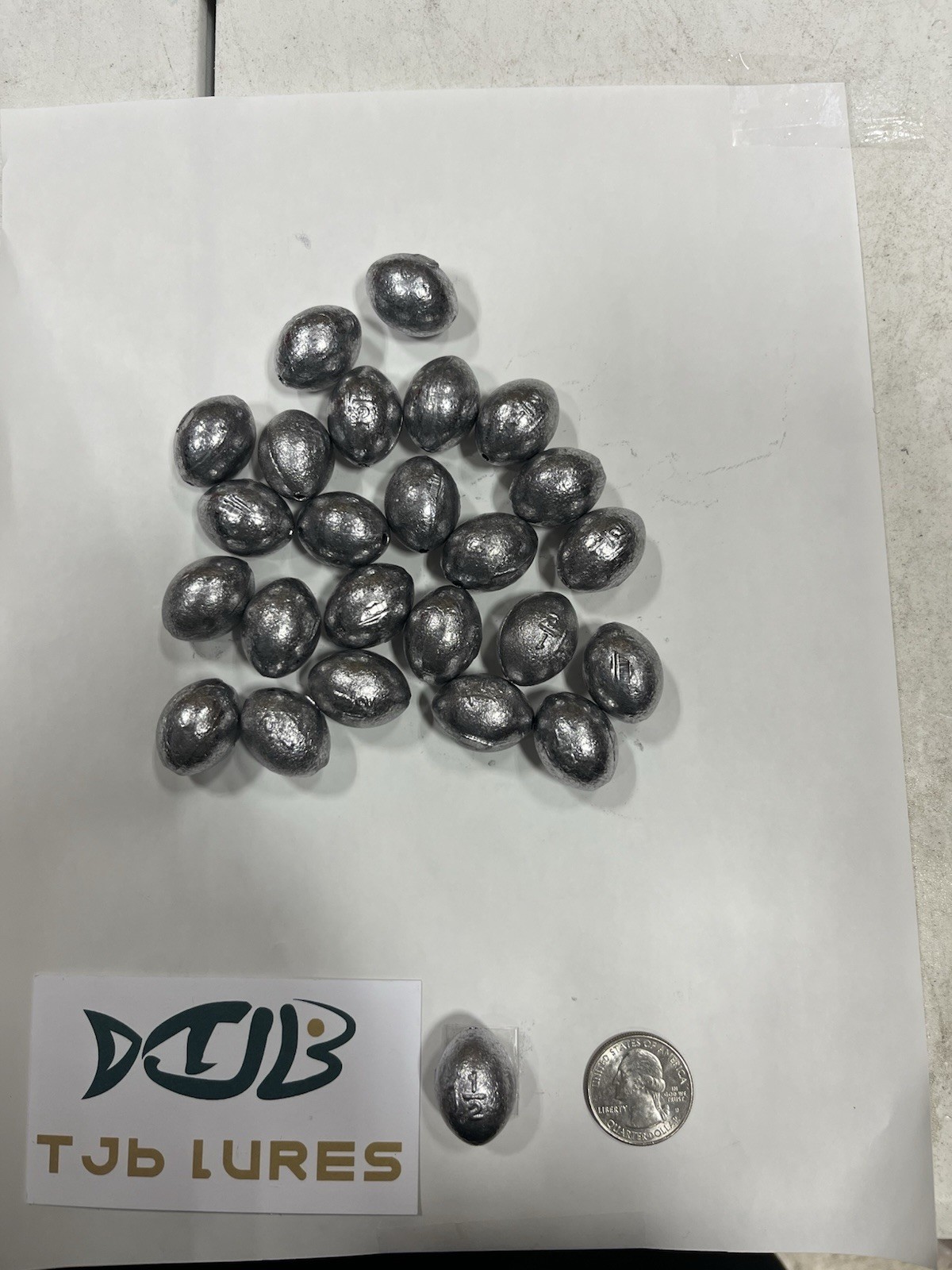 1.5 Oz 50 Qty Egg Sinkers Slip Veteran Owned Free Shipping