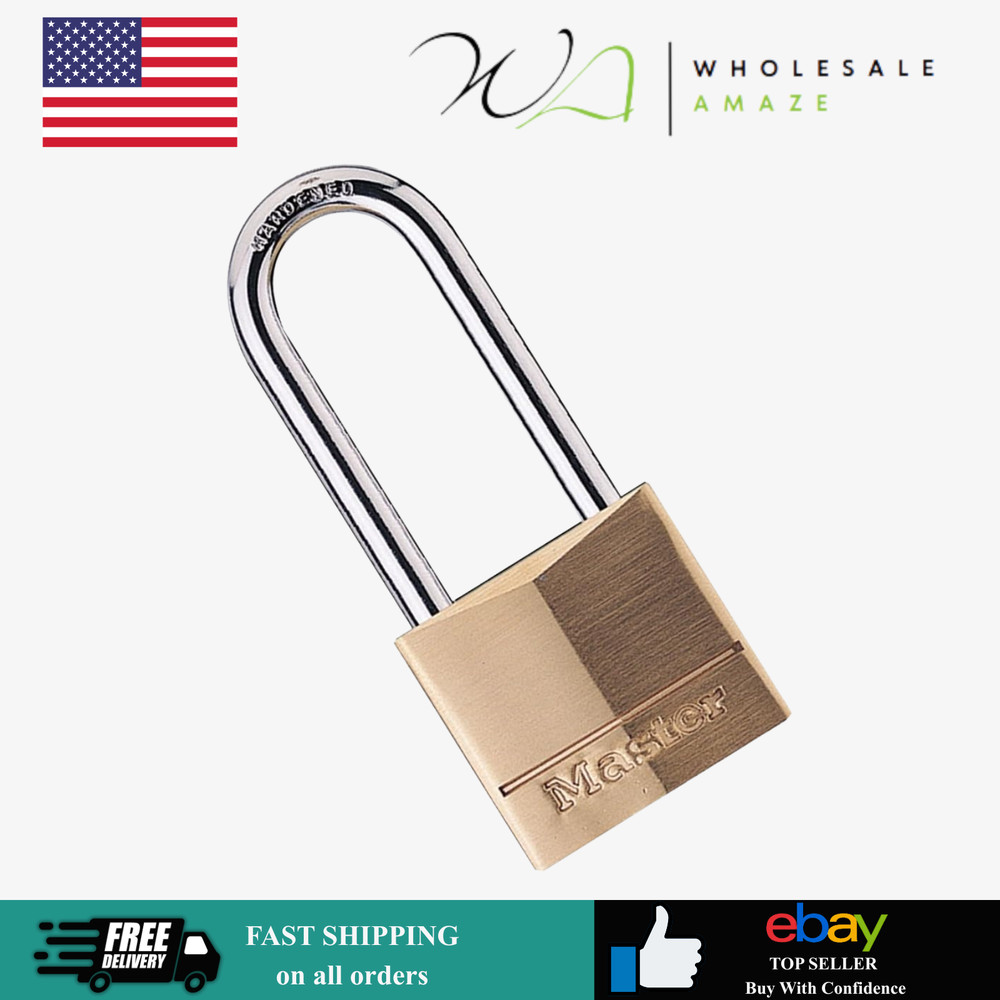 Master Lock 140DLH Padlock, 1 Pack, Bronze/Silver