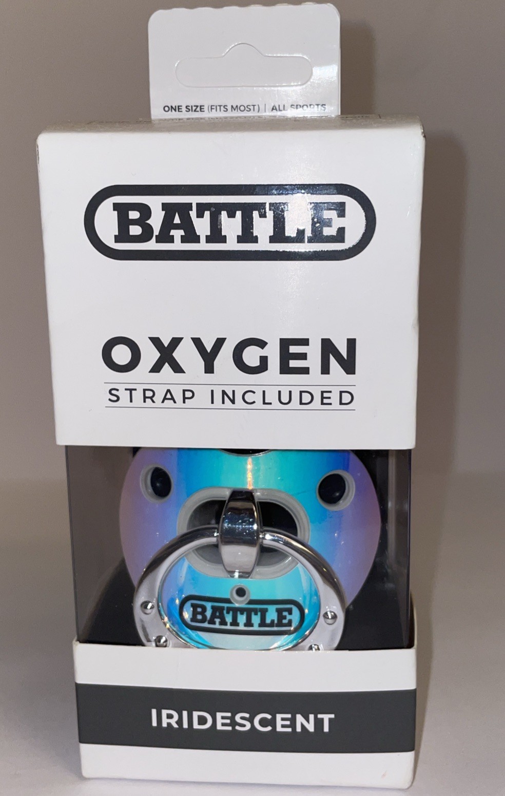 Battle Sports Binky Iridescent Oxygen Lip Protector Mouthguard