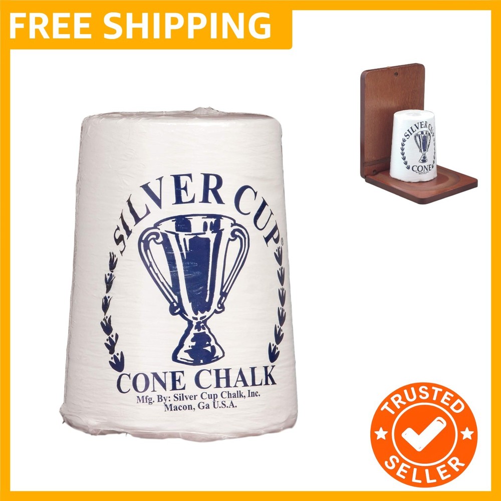 Billiard/Pool Cone Chalk, White