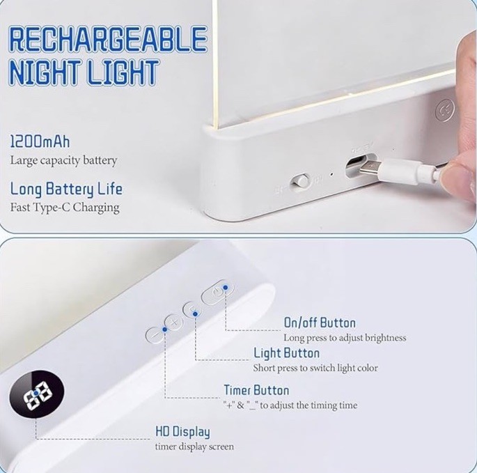 Smart Flat Book Light