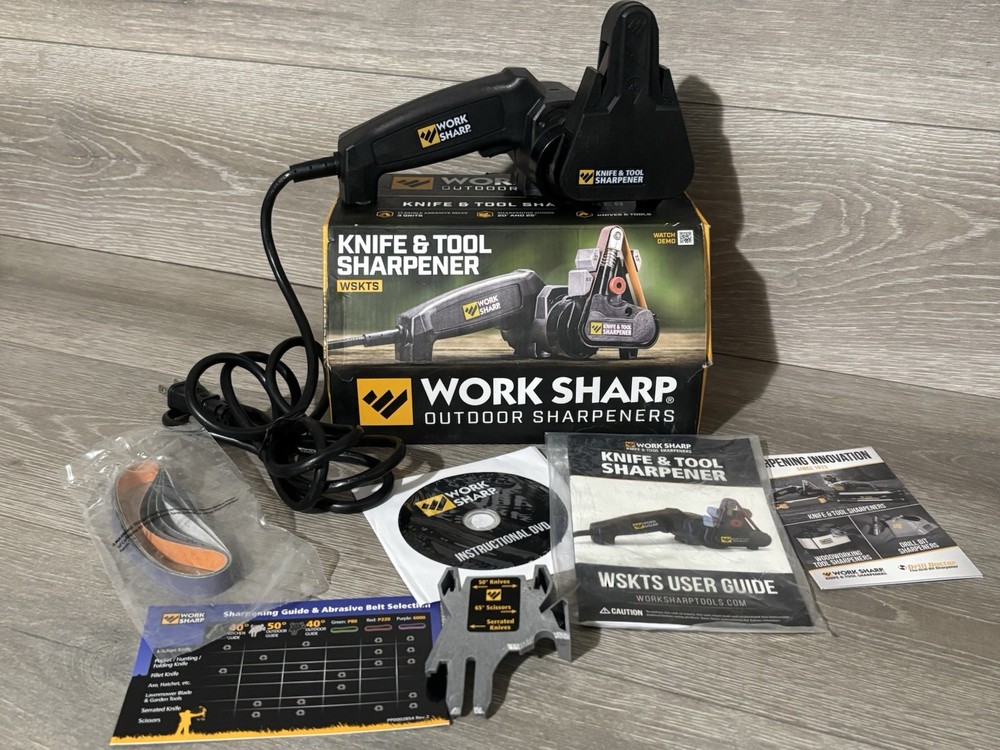 Sharpener - Work Sharp Knife & Tool Sharpener - Black (WSKTS)