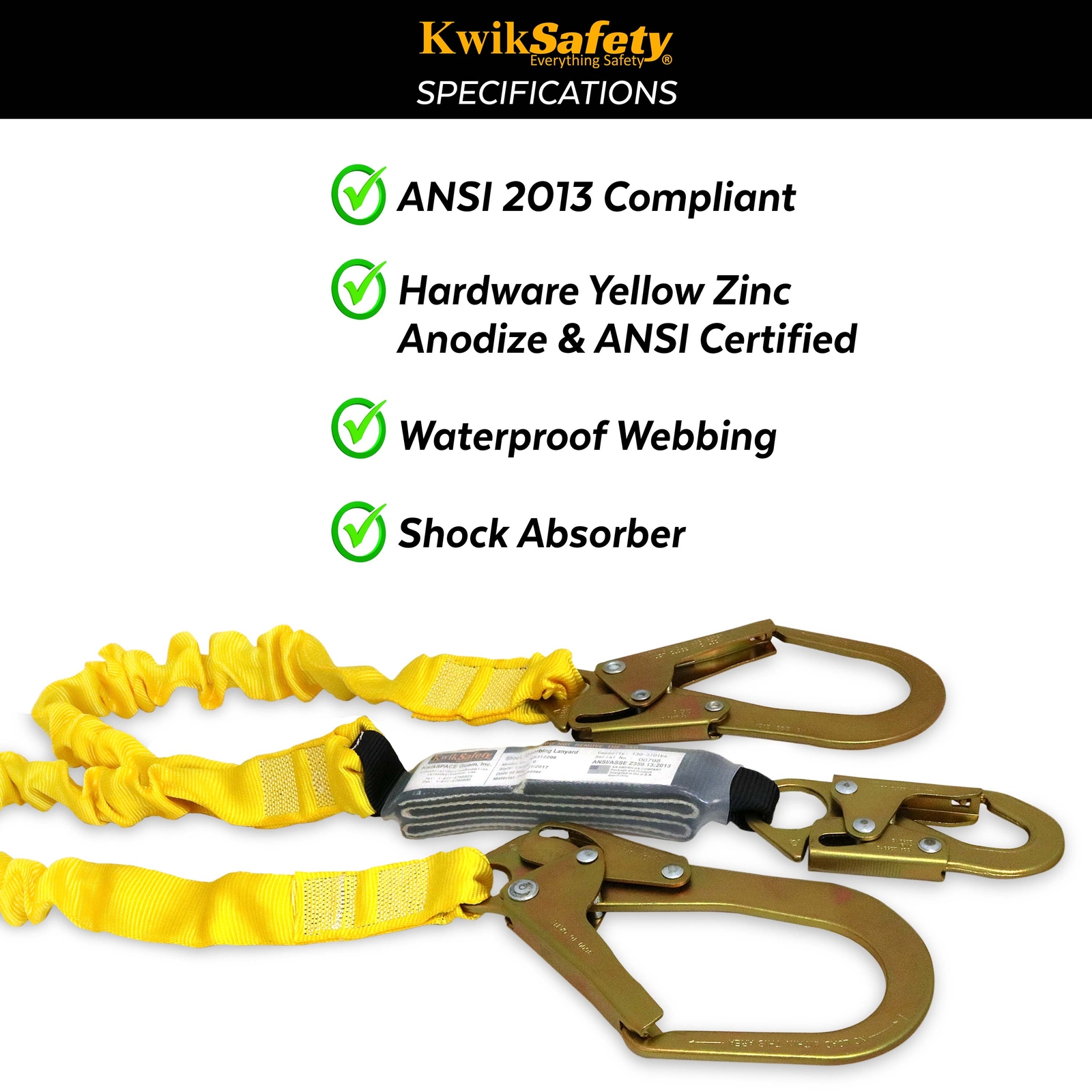 PYTHON 6' Safety Lanyard | 1 PACK