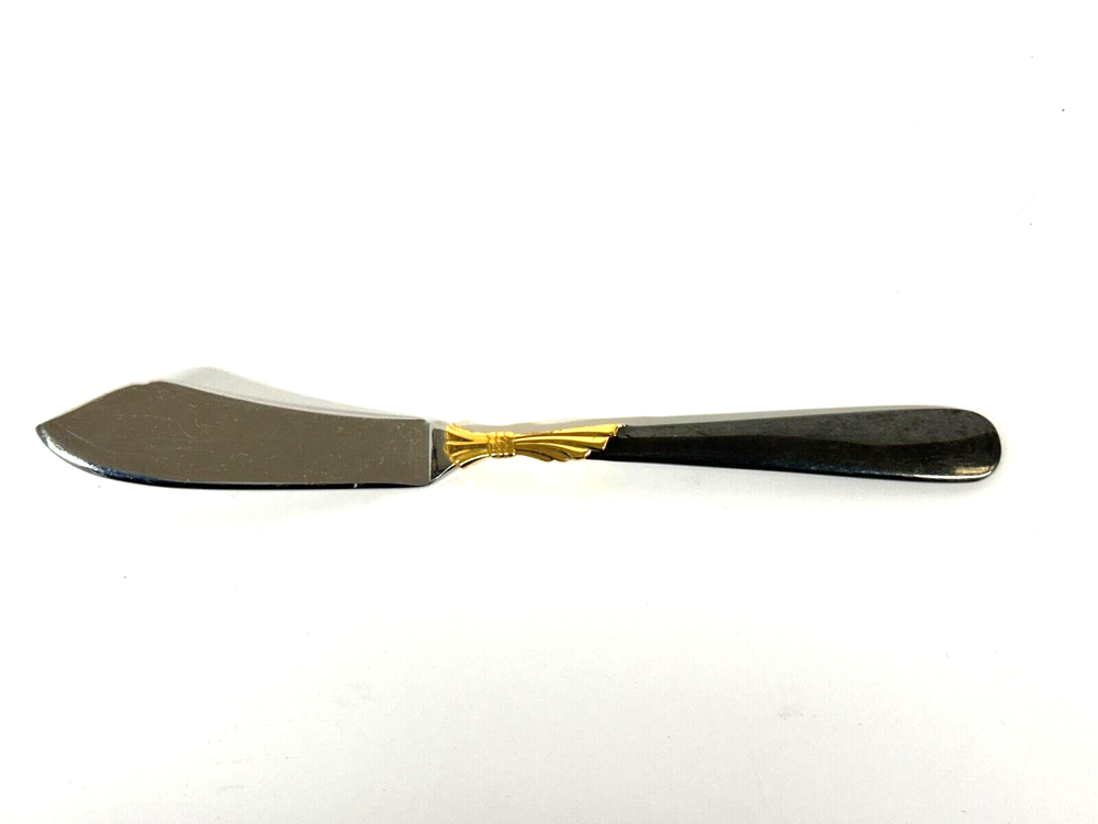 Yamazaki Patrick LINDI Black Master Butter Spreader Knife