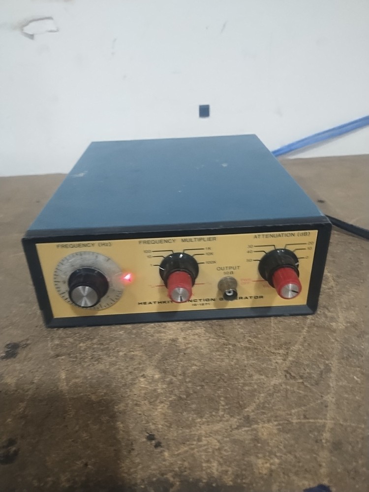 Vintage Heathkit IG-1271 Function Generator - Ham Radio Test.