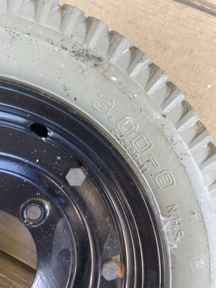 Invacare Ranger X Solid Drive Wheels 3.00-8