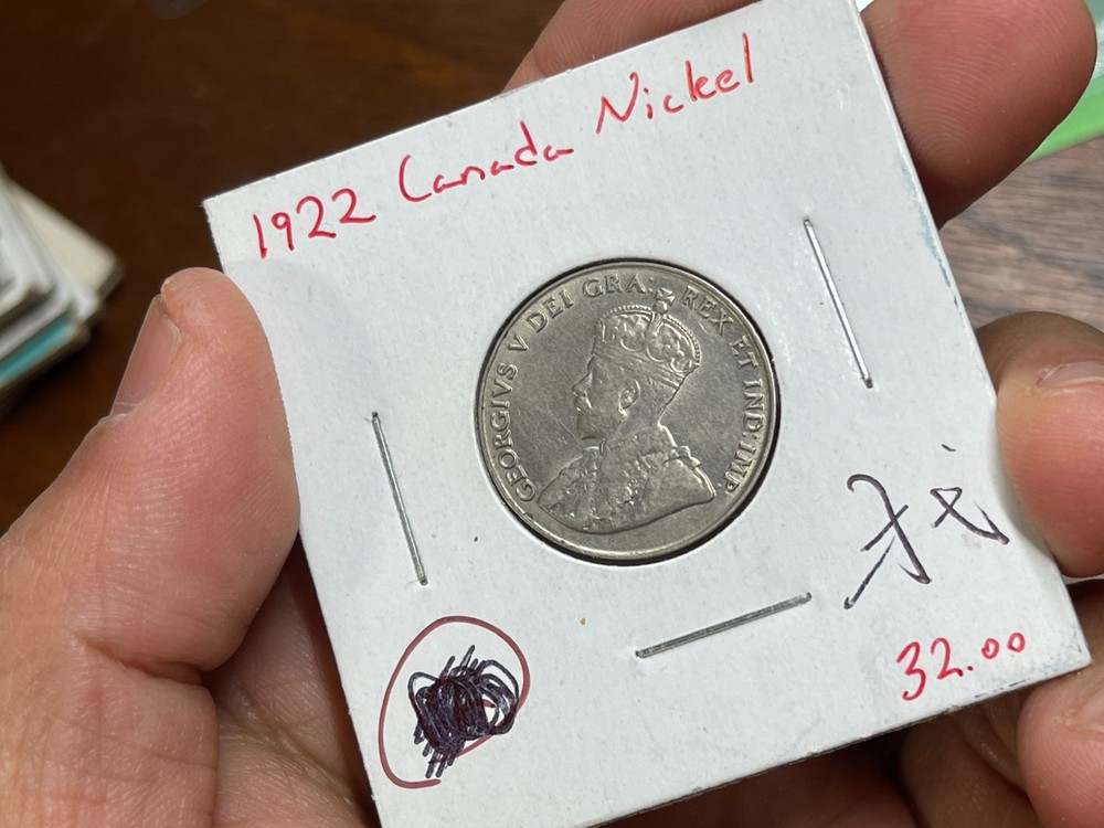 1922 Canada Nickel Coin High Grade High Value