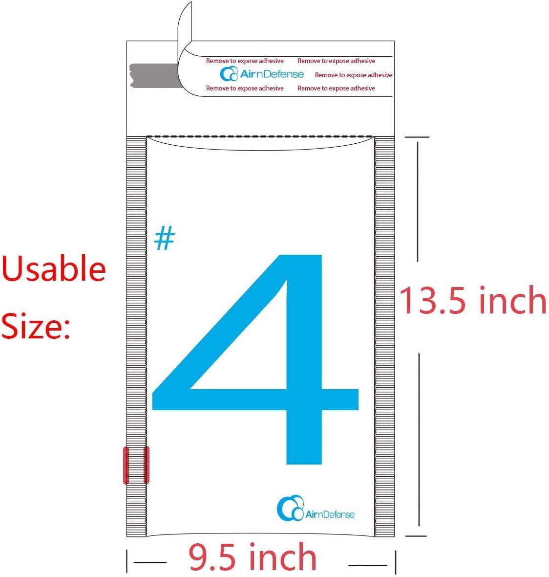 #4 9.5x14.5 Kraft Bubble Padded Envelopes Mailer Yellow Shipping Bag AirnDefense