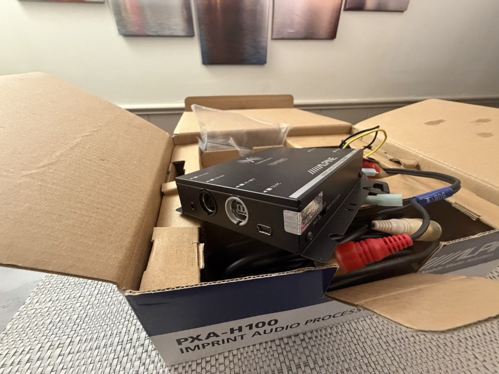 Alpine PXA-H100 Imprint Audio Processor w/ Ai-Net Cable DSP ✅ Description