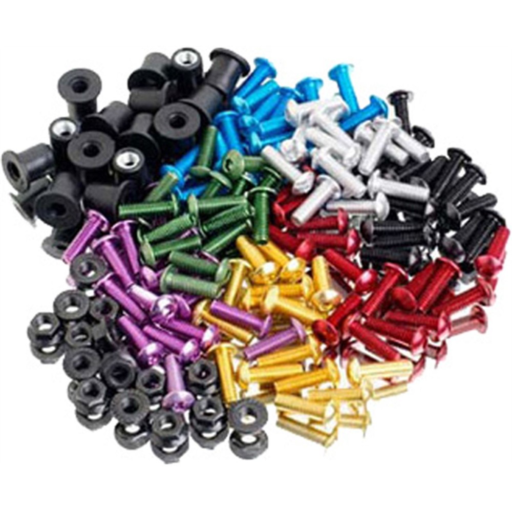 Puig Windscreen Screw Kit Well Nut - Blue 0957A