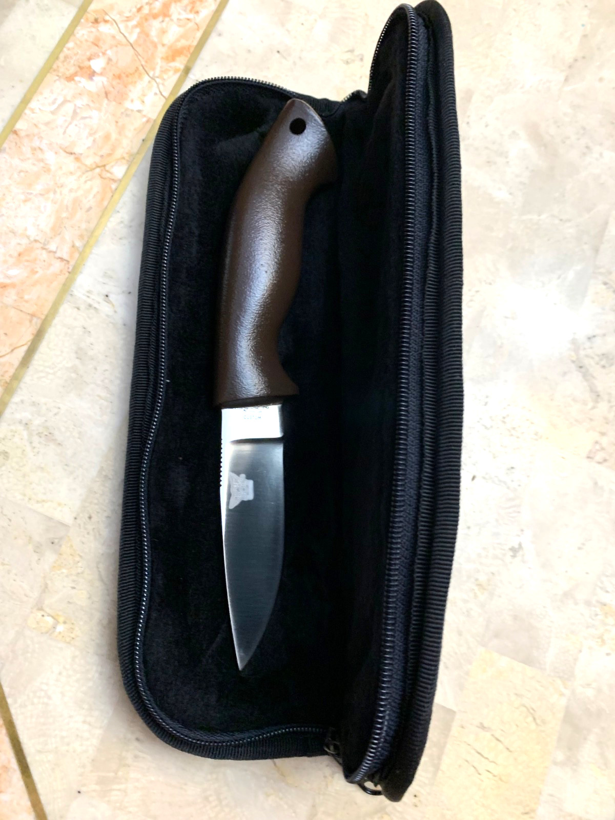 John N Cooper knife with case, used, no sheath, free shipping