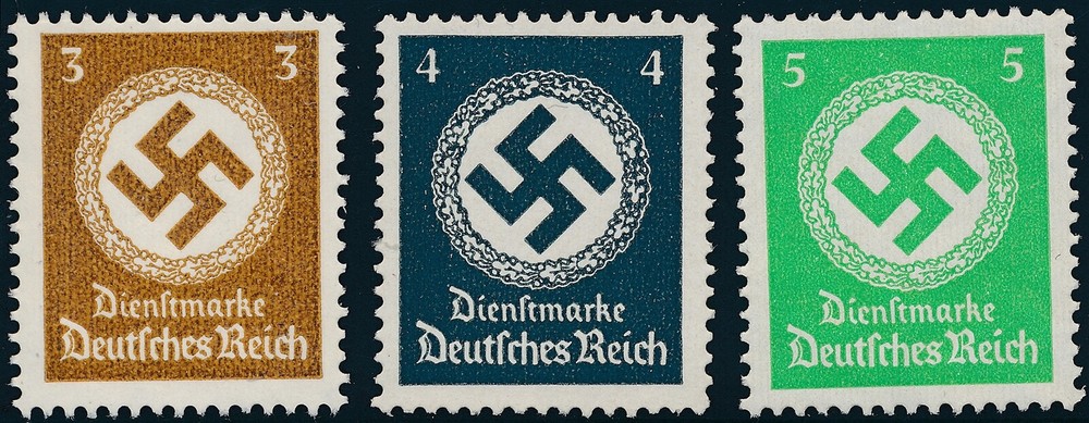 Stamp Selection Germany Official Selection WWII 3rd Reich MNG