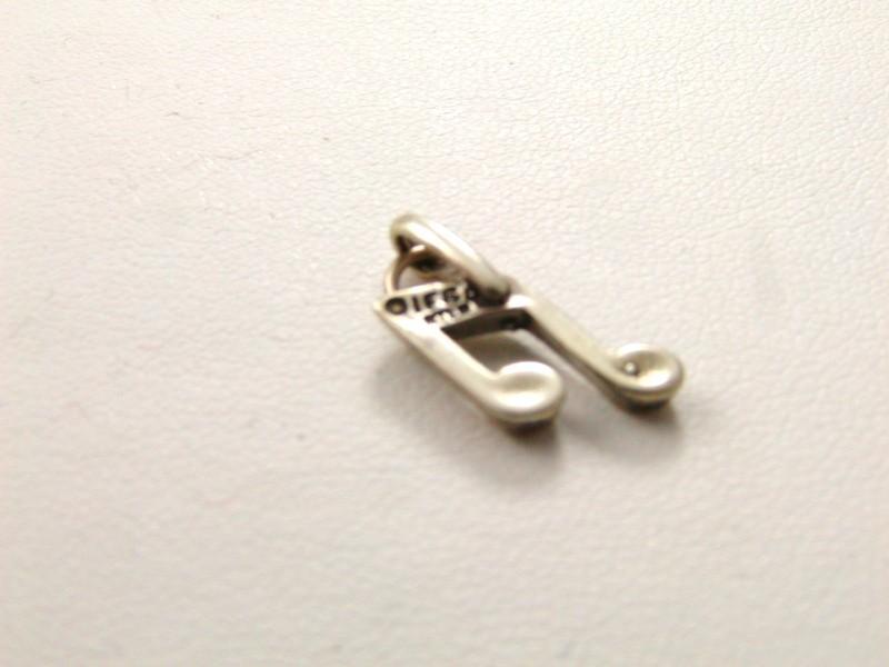 Vintage Sterling Silver Musical Note Charm