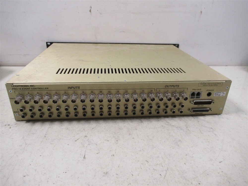Leightronix Pro 16 Event Controller Audio Video Switcher