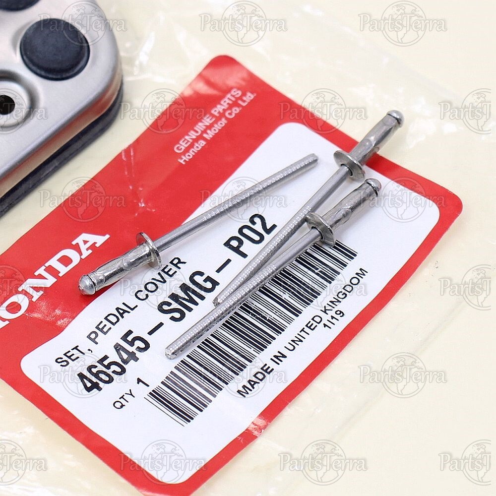 OEM Honda Civic Accord Acura RSX Clutch & Brake Pedal Cover 46545-SMG-P02 - 2 pc
