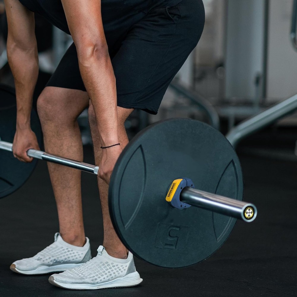 Maximize Your Workout - Durable 2-Inch Olympic Barbell Clamps with Quick Release