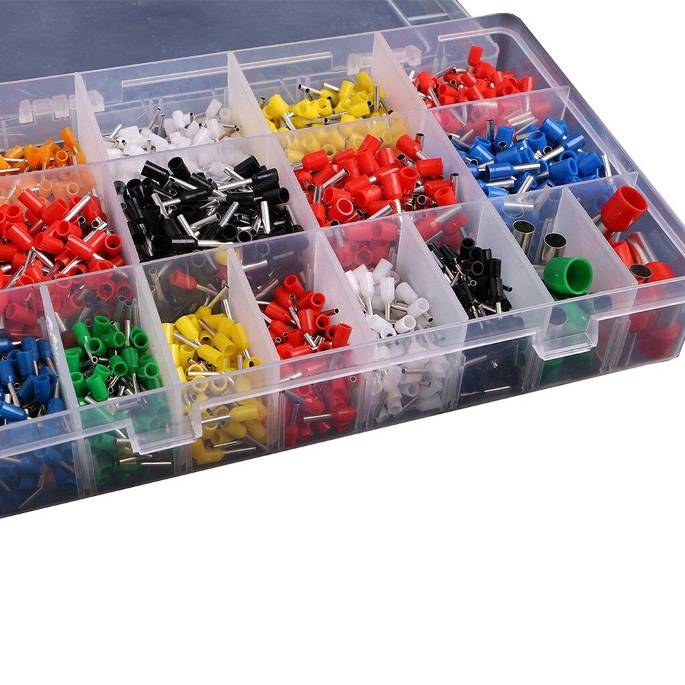 Improved Conductivity Cold Pressed Terminal Blocks Set 400/800/1200/2120pcs