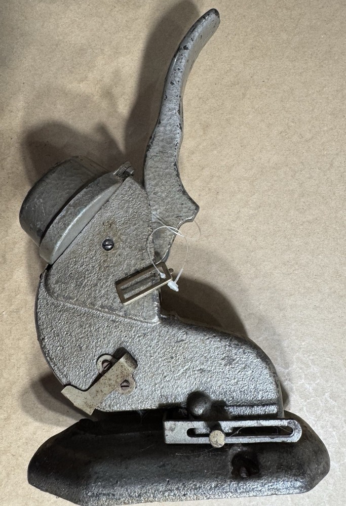 Bates Eyeleter Eyelets Automatic Hand Press Punch Tool Vintage