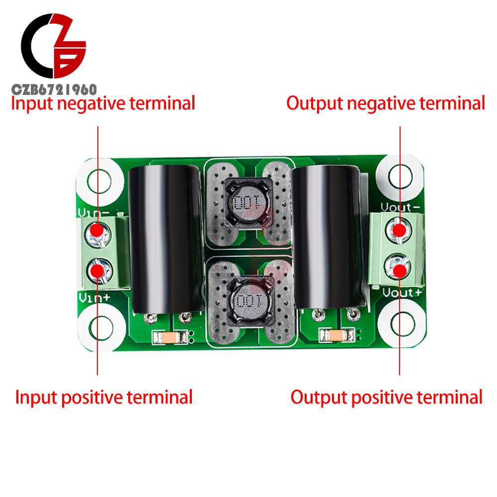 DC Power Filter Board 0-25V/0-50V 2A/3A/4A EMI Interference Suppression Board
