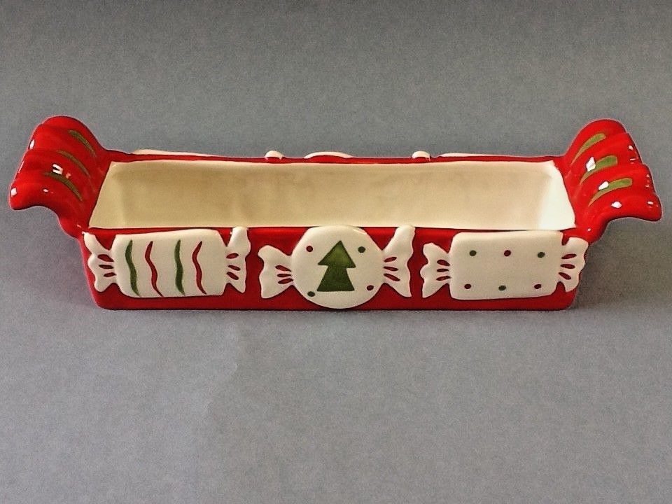 A Nice Dantes Design Ceramic Holiday Candy Tray