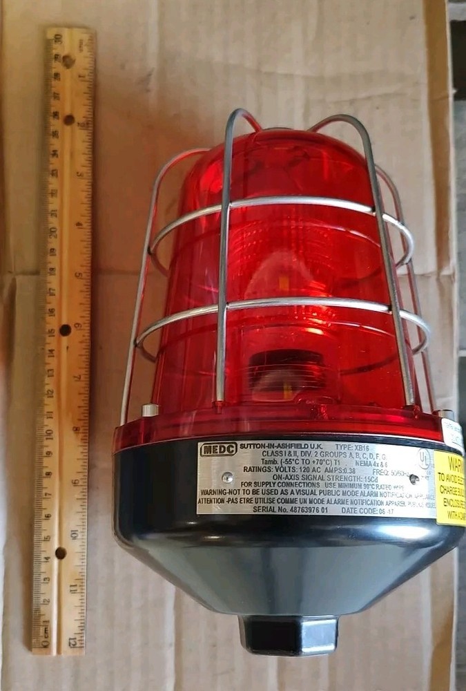 NEW Eaton XB16 MEDC RED Strobe Warning Light