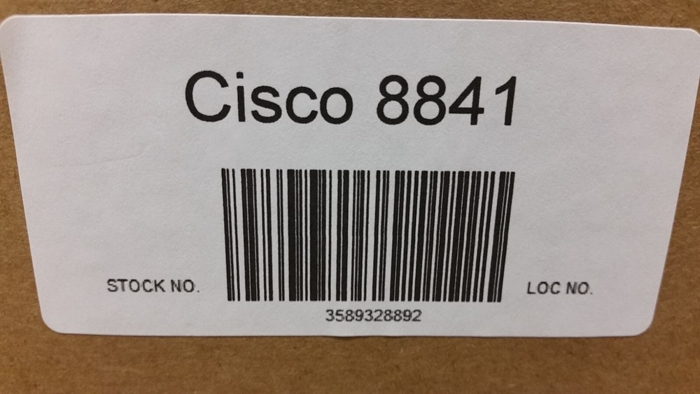 New Cisco 8841 office display phone