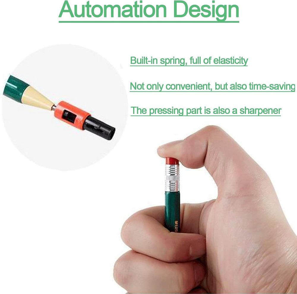 85 Pcs Solid Carpenter Pencil Set Includes 5 Construction Pencils Deep Hole Wood