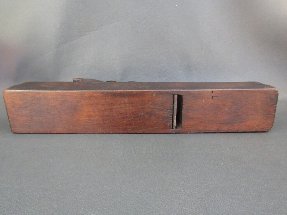 Wooden 16" jack plane vintage old tool with offset handle