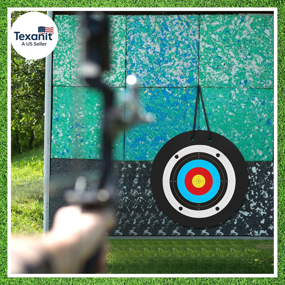 1 Pcs Foam Archery Target for Backyard, High-Density round Archery Bow Target wi